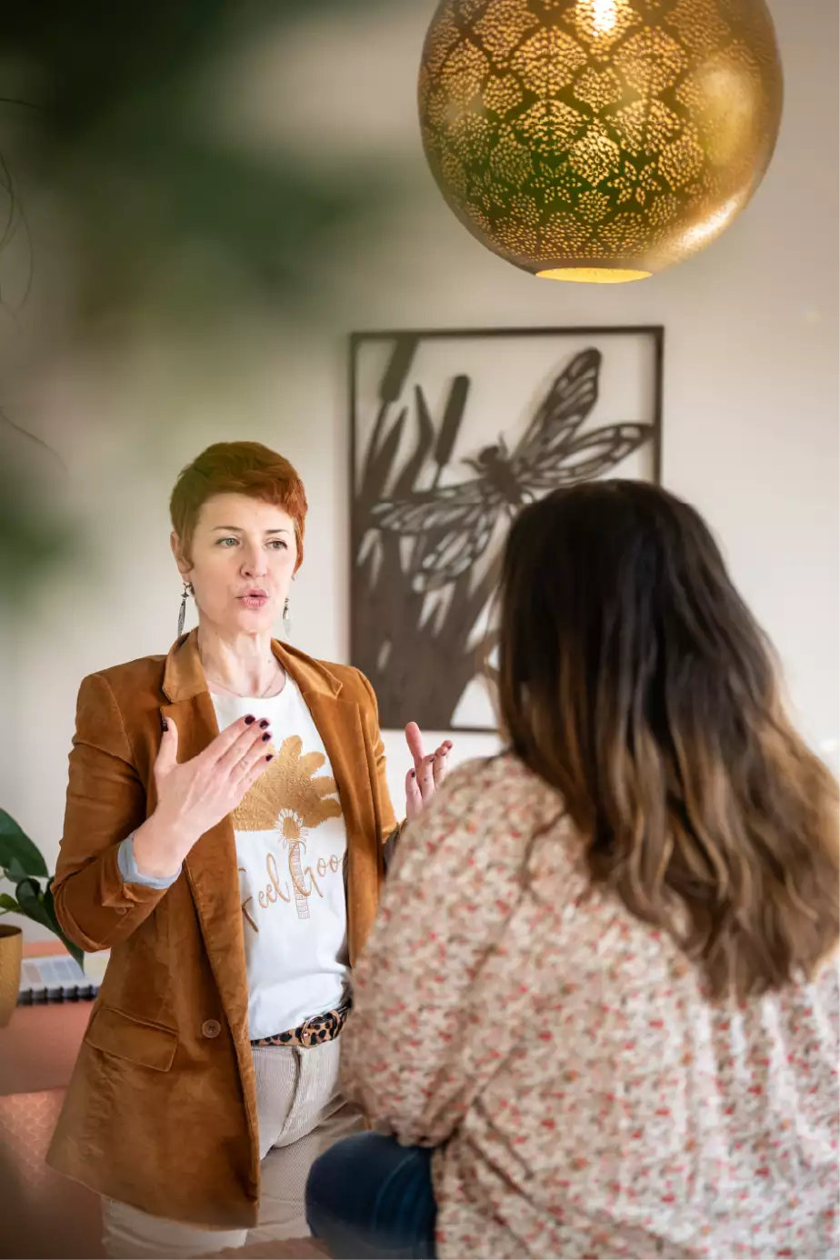 Test musculaire lors d'une séance de kinésiologie